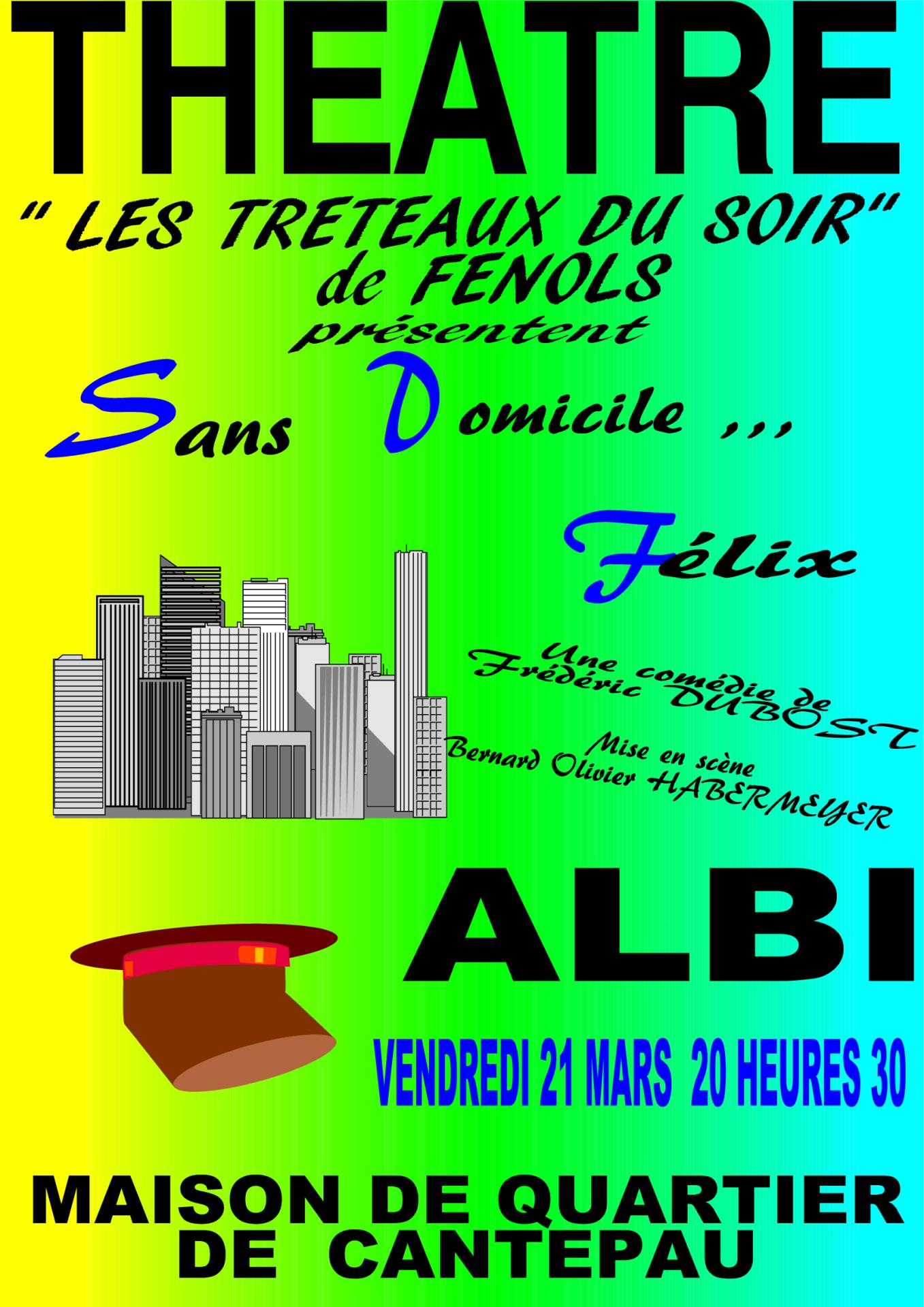 Affiche sdf albi cantepau